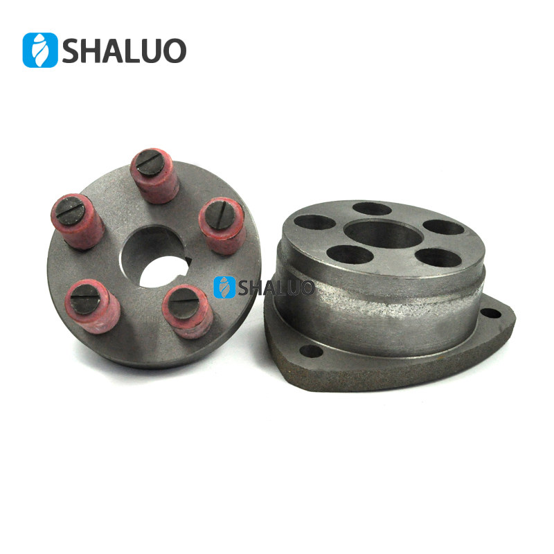 STC单缸柴油有刷发电机组皮带轮改联轴器飞轮盘总成胶套铸铁接盘