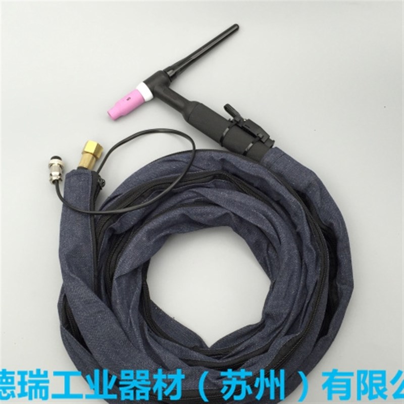 WP26F 17F氩弧焊枪头柔性可弯曲WP-18F水冷氩弧焊把万向水冷风冷