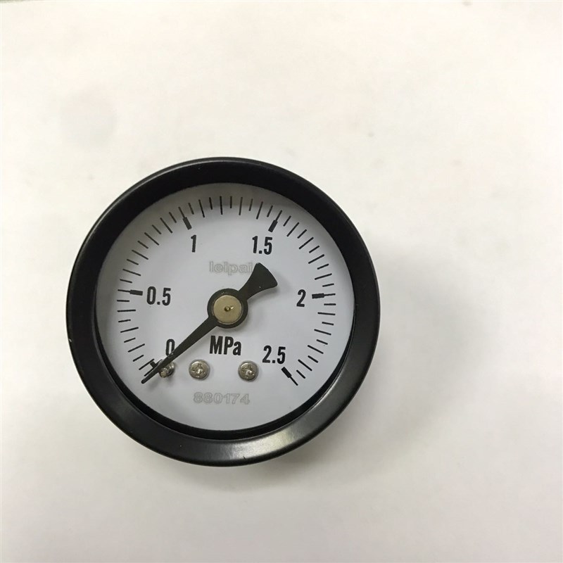 英文 轴向压力表 Y-40Z 0~2.5mpa 350psi 螺纹m10x1 直径40mm