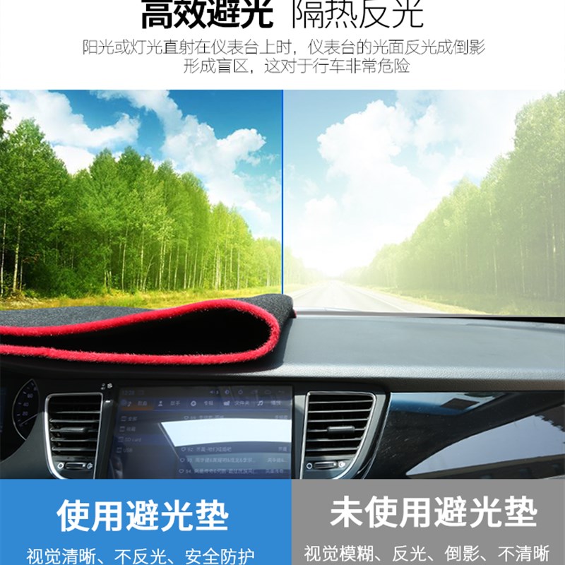 12 13 14 15 16年长安CS35仪表盘避光垫车头工作台防晒防尘遮光垫