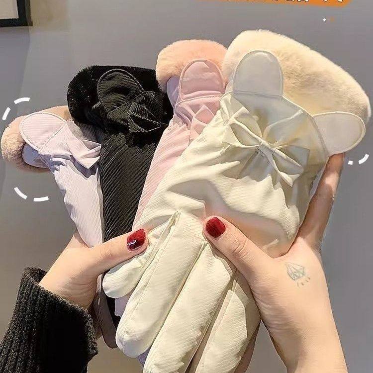 手套女冬季加绒加厚防水保暖2025新款触屏防风防寒电动车骑行手套,服饰配件/皮带/帽子/围巾,防晒手套,淘宝优惠券,粉丝福利购,淘宝优惠卷