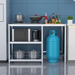 出租房做饭灶台农村一体式厨房灶台不锈钢煤气灶台柜做饭工作台新