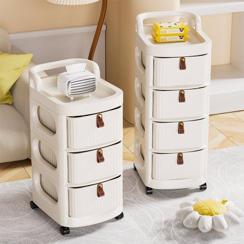 收纳柜小推车零食置物架婴儿用品收纳箱可移动落地宝宝玩具储物架,收纳整理,书桌收纳置物架,淘宝优惠券,粉丝福利购,淘宝优惠卷