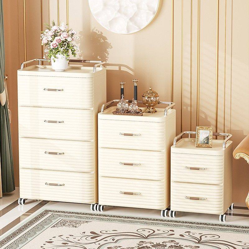 家用收纳柜多层加厚免安装抽屉置物柜零食杂物奶油卧室床头储物柜,收纳整理,收纳箱,淘宝优惠券,粉丝福利购,淘宝优惠卷