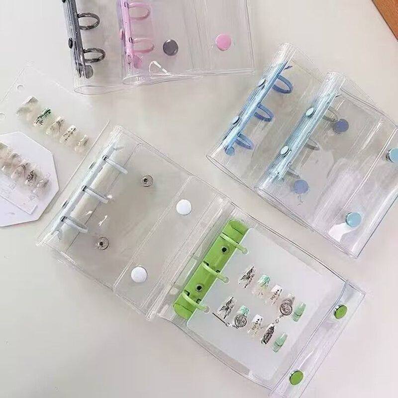 迷你可爱美甲活页收纳本子穿戴甲展示板高级甲片收纳册
