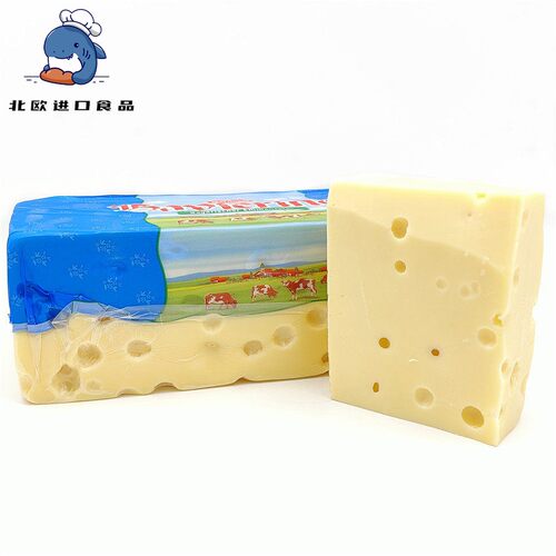 琪雷萨大孔奶酪德国原制干酪Emmental Cheese爱埃艾曼塔有孔芝士