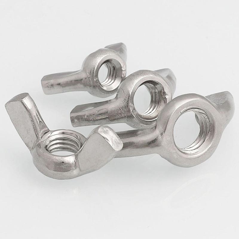 304/201/316不锈钢蝶型螺母/蝶形羊角螺丝帽元宝M3M4M5M6M8M10M12