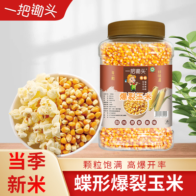 罐装有机新货玉米粒自己爆零食