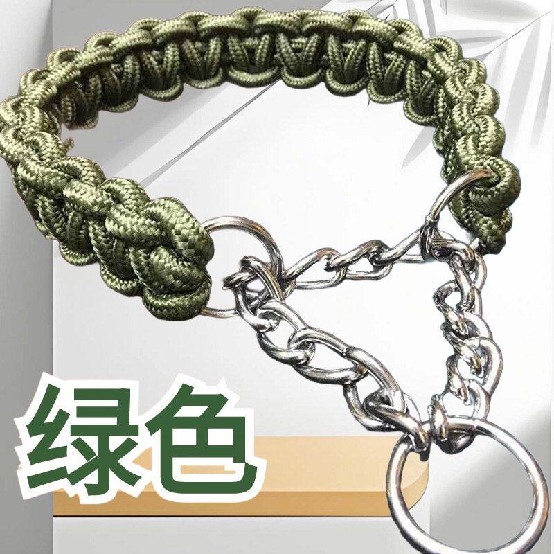 中大型犬狗狗脖套金毛萨摩耶拉布拉多遛狗项圈小狗脖颈链