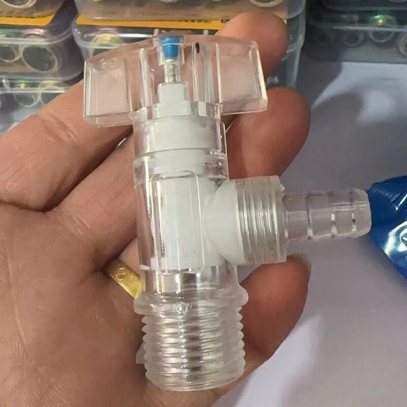货车PC塑料刹车开关滴水外丝三角降温水阀水箱配件加厚