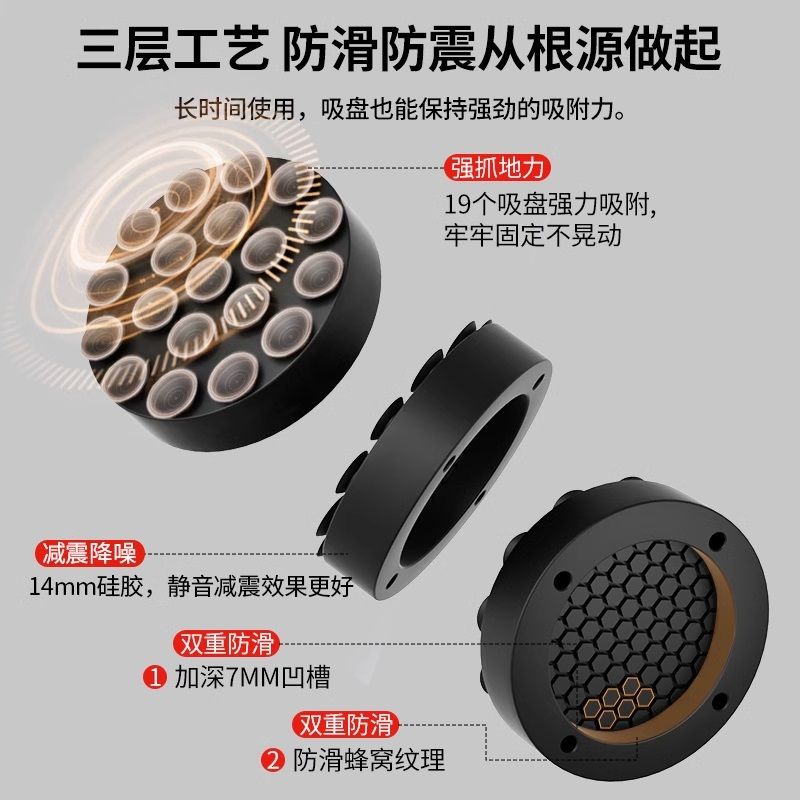 滚筒洗衣机底座硅胶脚垫加高减震静音防滑防跑震动固定神器