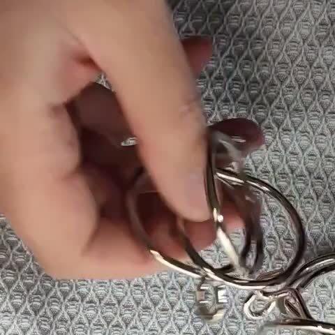 窗帘配件大全10个装 一体成型小号铁圈带钩窗帘扣圈环 布帘挂钩窗