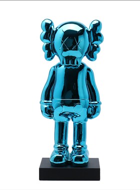 轻奢摆件北d欧现代家居雕塑室内桌面电镀工艺品摆设样板间软装饰