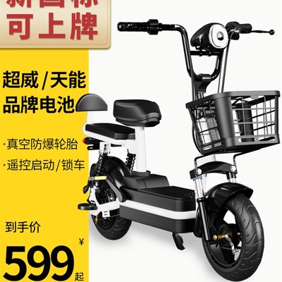 新国标电动车电瓶车自行车助力女式小型H高续航电车女生成人新款