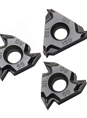 直州虎德通内螺纹数控刀片16Ir100 125Iso Hs5U125黑色通用加工