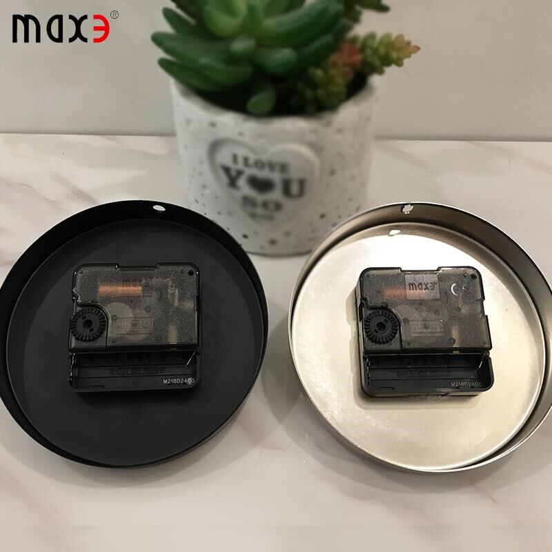 超大尺寸挂钟g机芯39长针银色时针黑色指针合金轻大号墙面钟表配