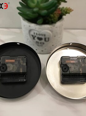 超大尺寸挂钟g机芯39长针银色时针黑色指针合金轻大号墙面钟表配