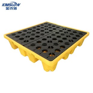 四桶托盘1300 金诗洛 液体货架接油盘K 防渗漏塑料托盘 130 K6103