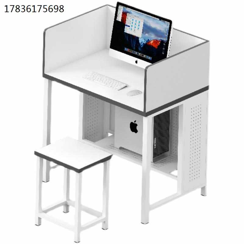 驾校考试电脑桌理论培训驾考中心桌子G机房学校多媒体微机教室桌