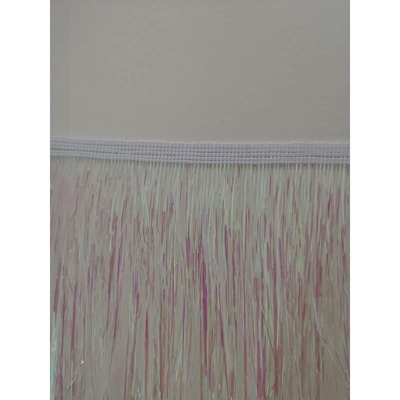 20cm厘米金PET银丝r流苏花边 金葱丝排须七彩金色流苏 圣诞节辅料