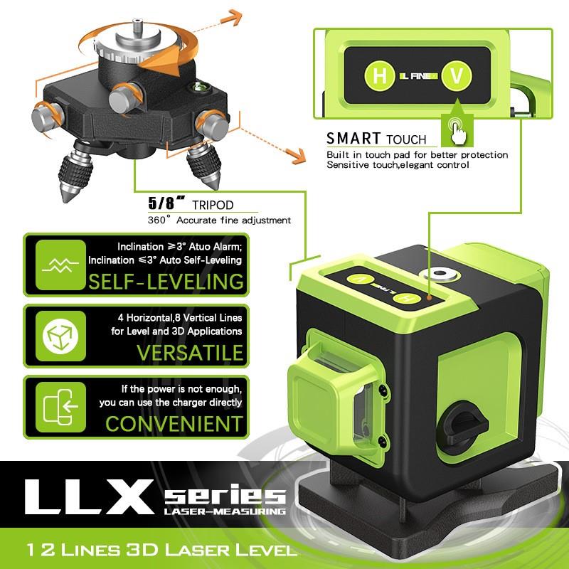 4D16线3D12线绿光水平仪激光水平仪投线仪Laser level