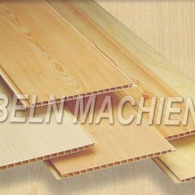 WPC木塑实心空心户外公园地板型材挤出生产线设备/集成墙板挤出机