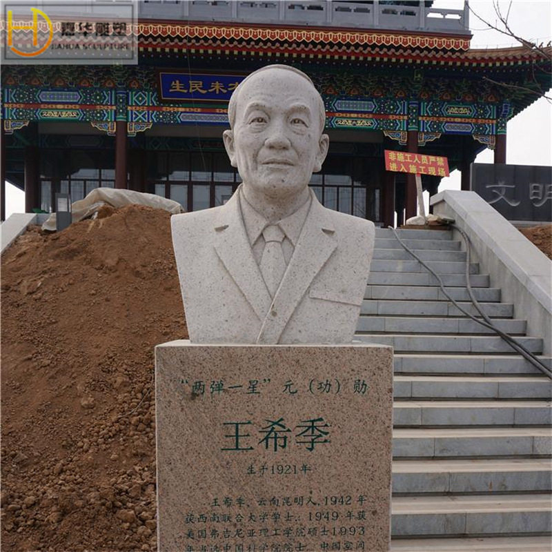 中外科学家肖像石雕图 学校古代名人头像加工厂 单位伟人胸像造价