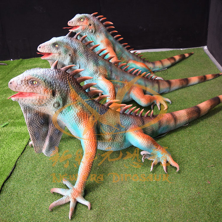 新仿真蜥蜴大型机械熊猫博物馆展览景区户外恐龙模型室内动物模型