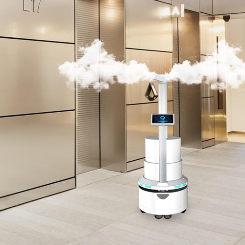 智能喷雾消杀机器人酒店机场银行办公楼无死角消杀机器人医院商场