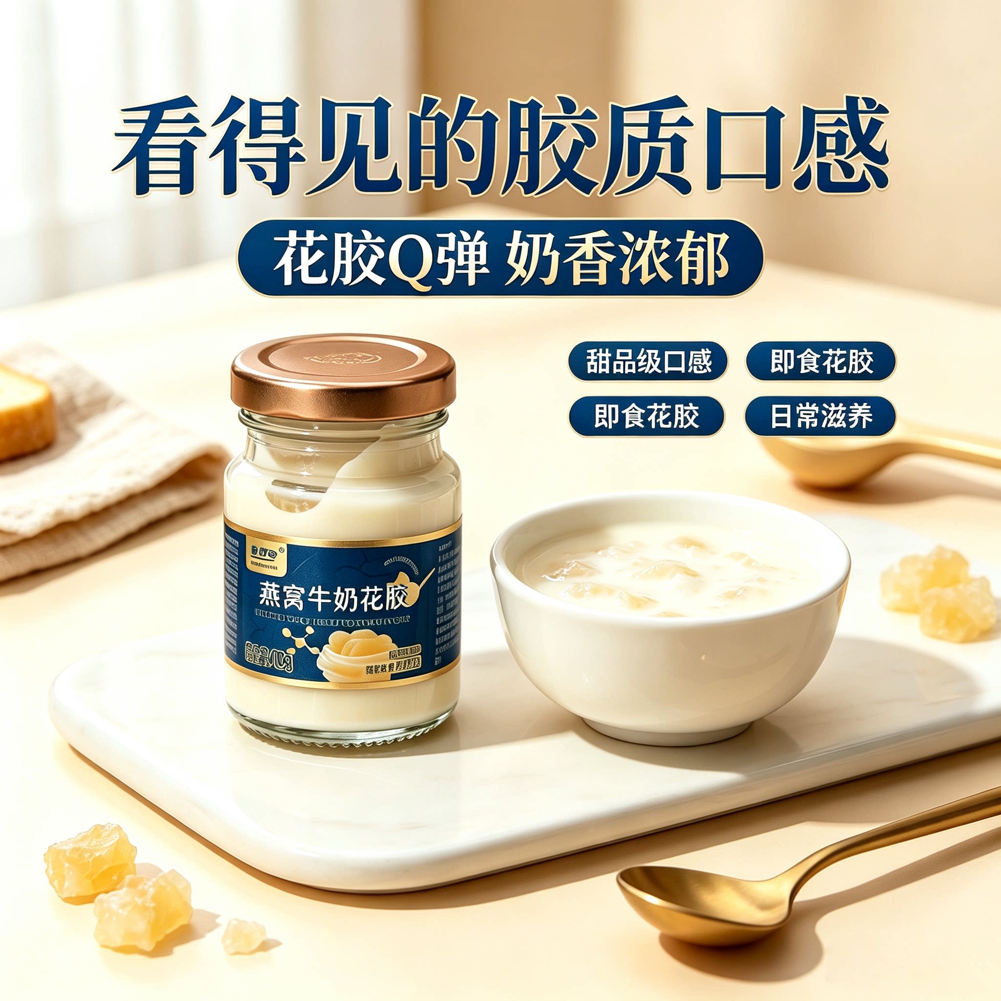燕叨叨燕窝牛奶花胶鲜炖燕窝即食花胶礼盒装营养花胶礼盒鲜炖牛奶