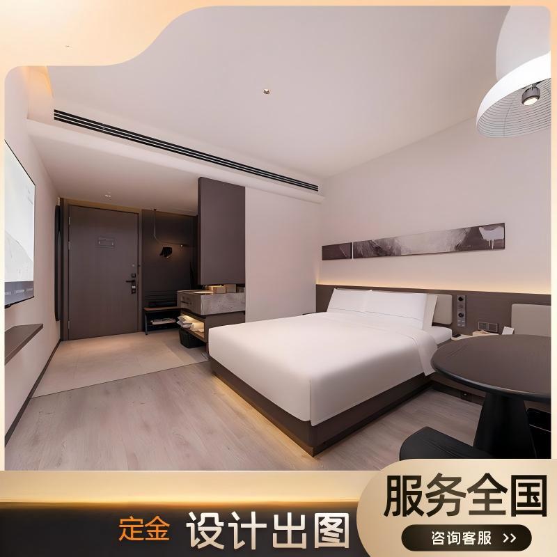 东莞酒店家具板式家具宾馆床箱翻新设计改造民宿床