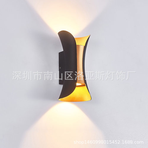 简约户外led壁灯铝材客厅卧室过道壁灯酒店客房床头灯阳台防潮灯