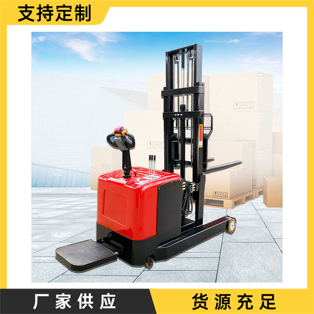 座驾式液压搬运车可家用搬运升降堆高车电动托盘堆垛工具车