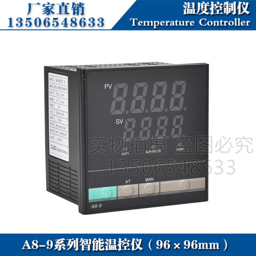 西崎温控仪A8-9R1TC A8-9R1PC A8-9Q1TC A8-9Q1PC智能温控器开关