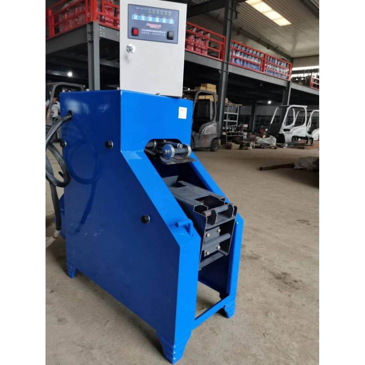 全自动电控气动刹车片铲片机 汽车刹车蹄片铲铆机 铲皮除片剔片机