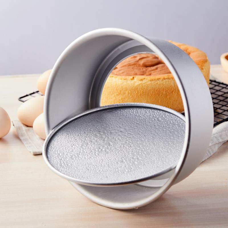 生日戚风蛋糕模具阳极活底不沾模慕斯烘焙模具4/6/8/10寸家用商用