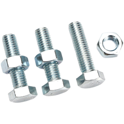 [M6M8M10M12M16M18]8.8级镀锌外六角螺栓螺母套装2组合