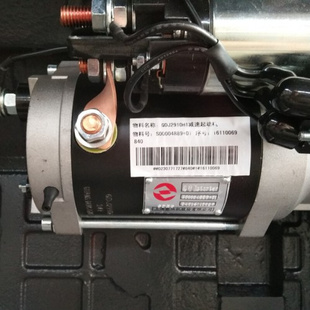 400千瓦上柴股份SC柴油发电机组配件 QD2910H1减速起动机 马达