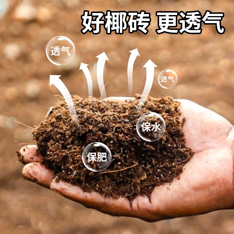 椰砖营养土养花多肉绿植专用土种菜土厂家直销通用型椰糠椰土
