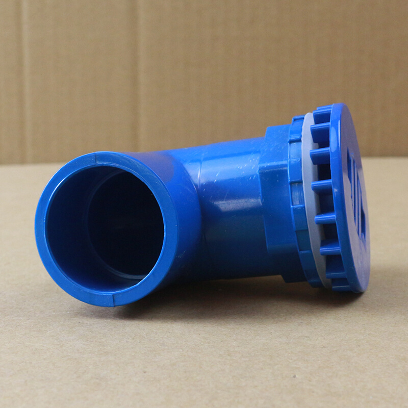 鱼缸专用弯排 PVC90度强排水弯头 平底排水 上下水管接头放水配件