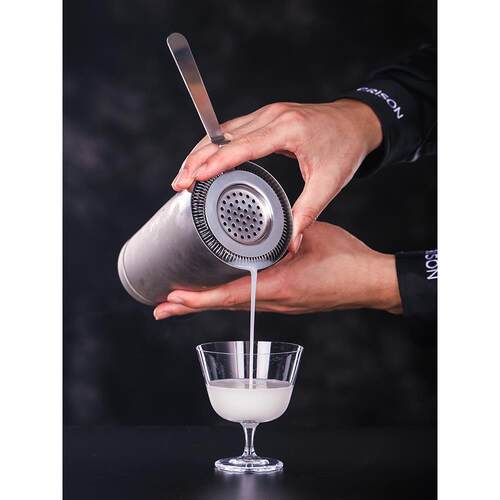 酒吧传奇 品牌酒具欧式霍桑调酒滤冰器 过滤器隔冰器网格Strainer