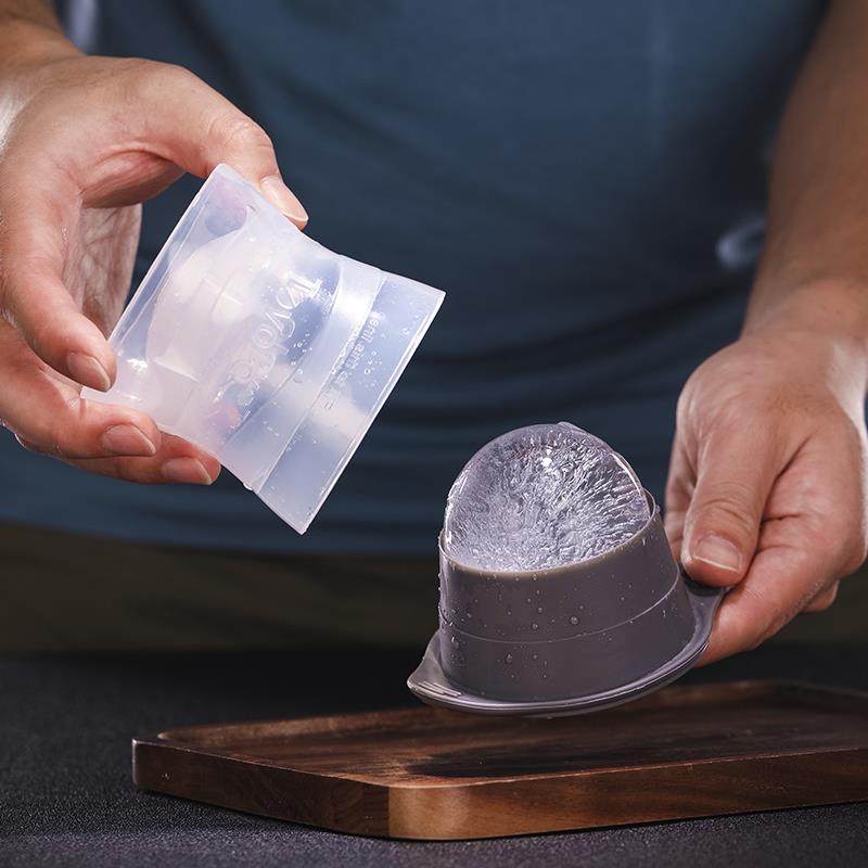 酒吧传奇 出口美国威士忌圆冰球模具 ICE BALL制冰球礼盒装食品级