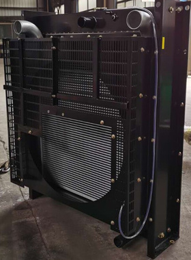 300千瓦 上柴SC12E460D2 6ETAA11.8-G31柴油发电机组 水箱 散热器