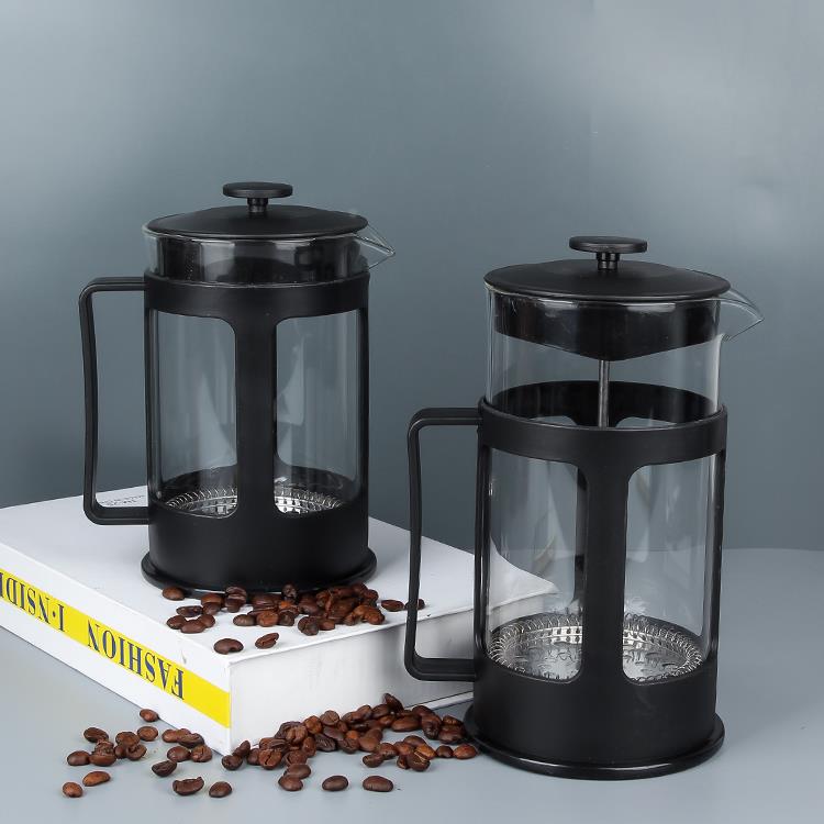 法压壶手冲咖啡玻璃壶过滤杯办公家用壶打奶器滤压壶冲泡壶器具