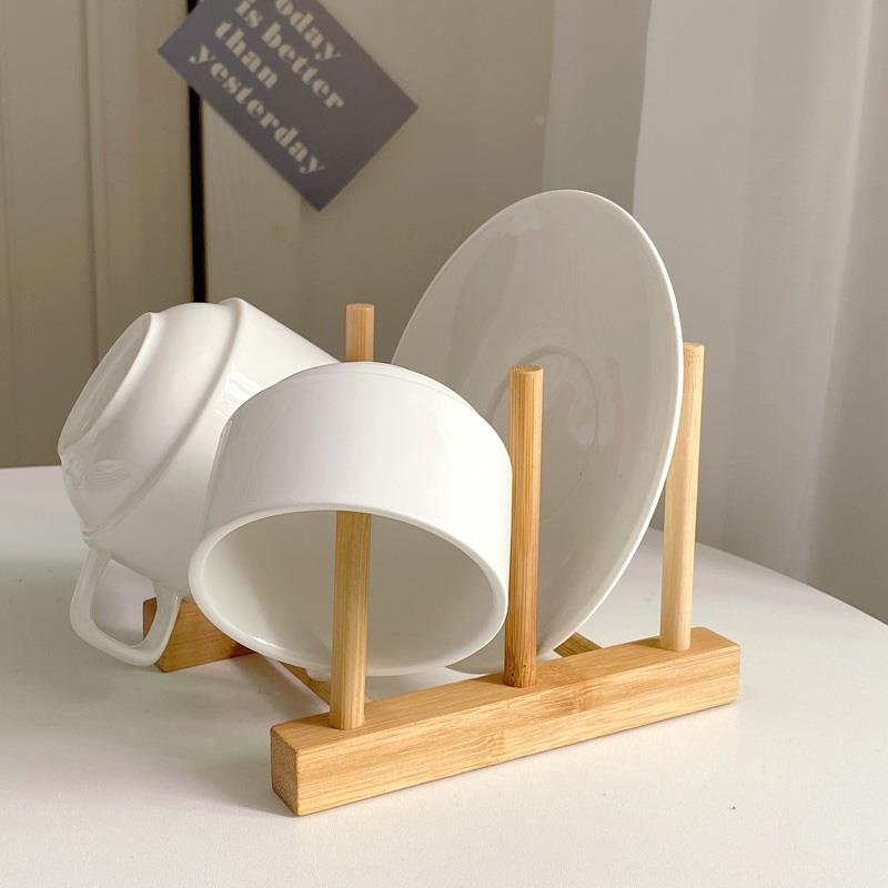 ins家用杯架盘子展示支架收纳架水杯碟沥水碗架置物架陶瓷盘架子
