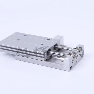 亚德客型滑台气缸HLQ6X10S 8X20S 12X30S 16X40S 20X50S 25X75SA