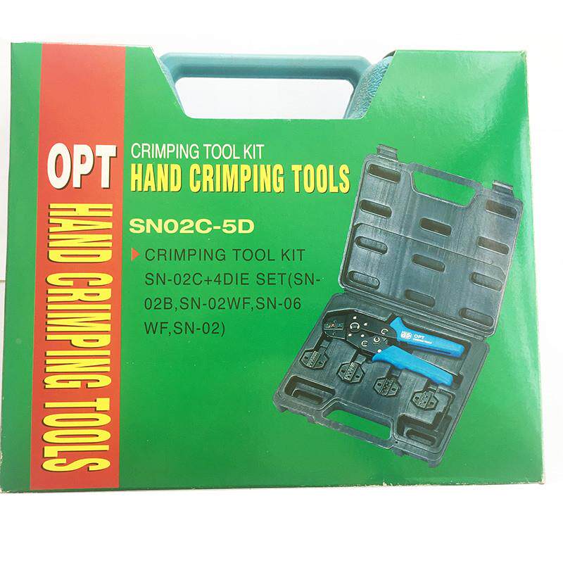 进口OPT针式欧式端子压接压线钳冷压钳SN02C-5D可换模具套装多用