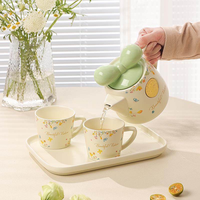 陶瓷可爱茶壶套装一壶两杯二人茶具水杯家用套装泡茶壶水壶高颜值,搬运/仓储/物流设备,其他起重搬运设备,淘宝优惠券,粉丝福利购,淘宝优惠卷