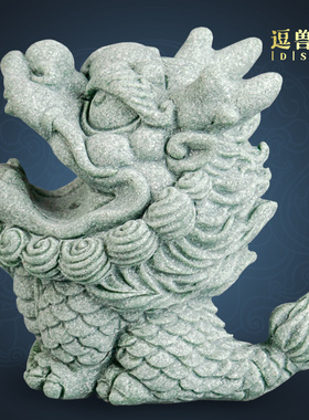 毛笔装饰品青文房四宝镇纸茶宠摆件笔架搁砂石创意尺笔座