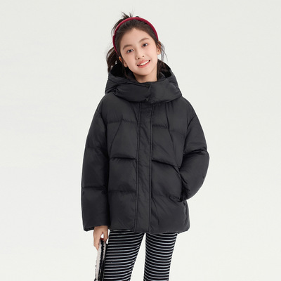 女童高充绒量羽绒服冬装